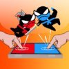 Прыжок ниндзя битва - 2 игрока с друзьями