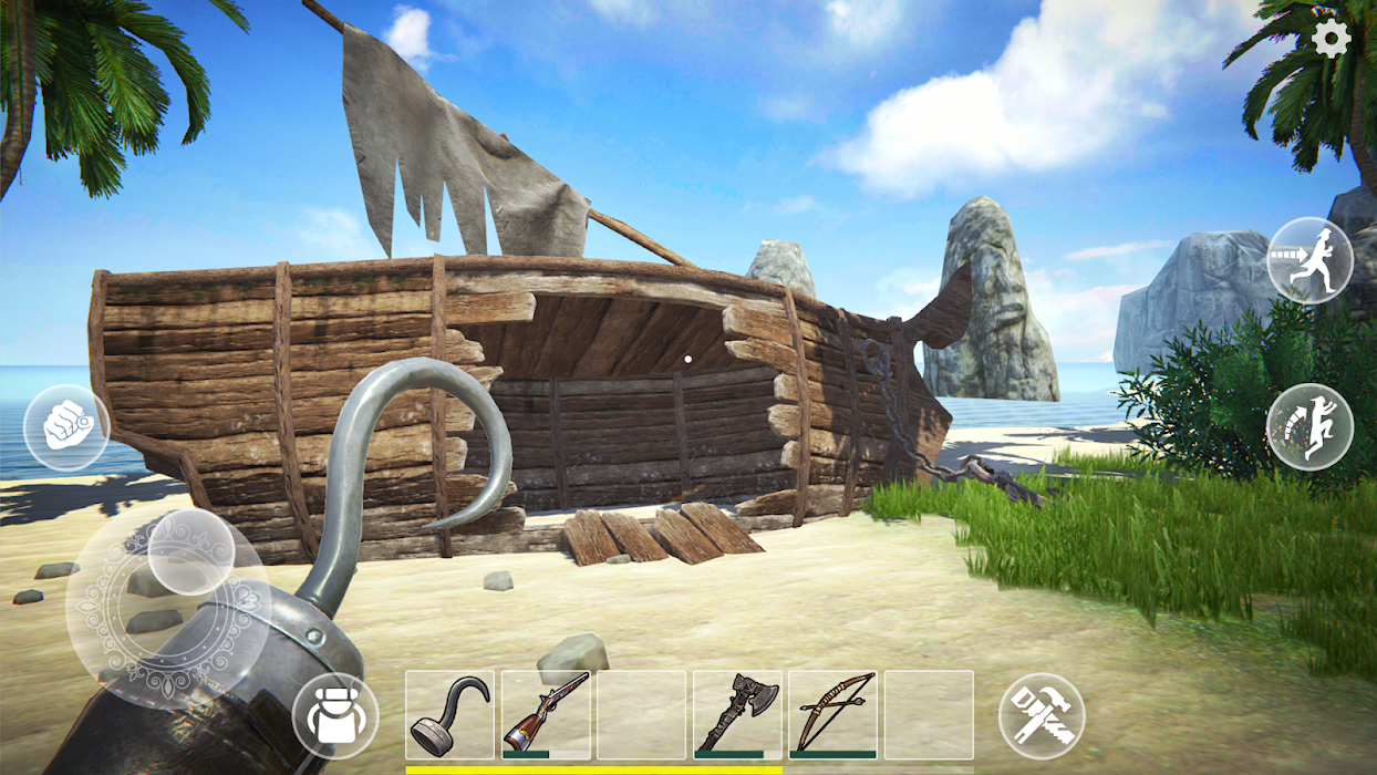 Ласт пират Исланд сурвайвал андроид. Остров выживания Survival Android игра.